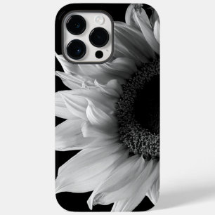 Beautiful Sunflower Portrait in Black and White Case-Mate iPhone 14 Pro Max Case