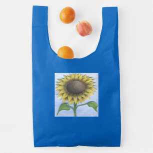 Beautiful Sunflower Reusable Bag