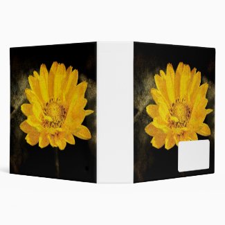 Beautiful Sunflower with Dark Brown Background...