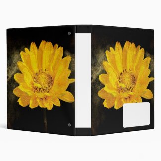 Beautiful Sunflower with Dark Brown Background...
