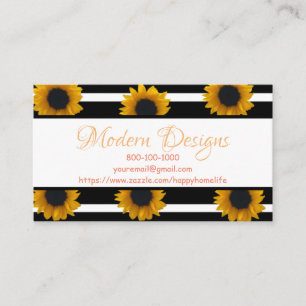 BEAUTIFUL SUNFLOWERS Business card