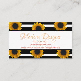BEAUTIFUL SUNFLOWERS Business card