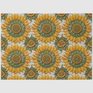 Beautiful Sunflowers Popular Collection Tissue Paper