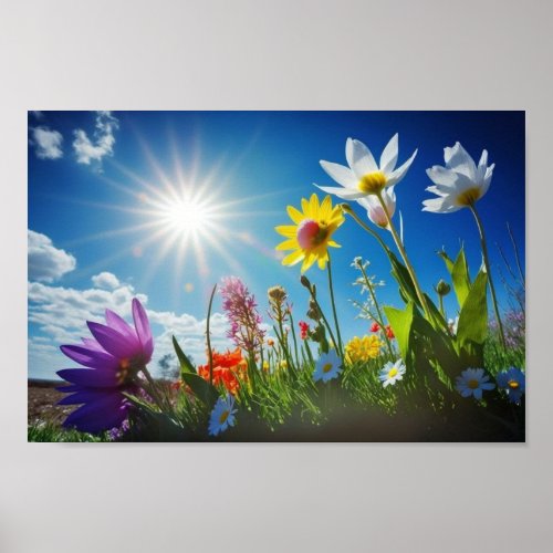 Beautiful Sunny Spring Day Poster