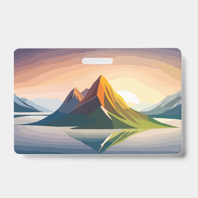  Beautiful Sunrise  Badge (Front)