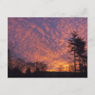 Beautiful Sunrise Sky with Clouds Photo Postcard