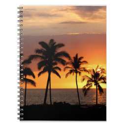 Beautiful Sunset at the Beach  Notebook