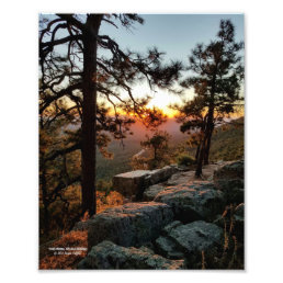 Beautiful Sunset at the Mogollon Rim Arizona Photo Print