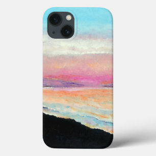 Beautiful Sunset Beach Art iPhone 13 Case