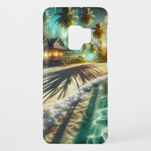 Beautiful Sunset Beach House Themed Case_Mate Samsung Galaxy S9 Case