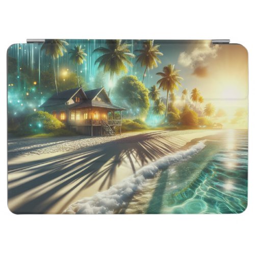 Beautiful Sunset Beach House Themed iPad Air Cover