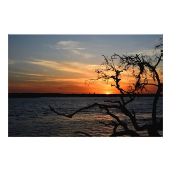 Beautiful Sunset By River Photo Print by paul68 at Zazzle
