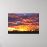 Beautiful Sunset Canvas Triptych Art at Zazzle