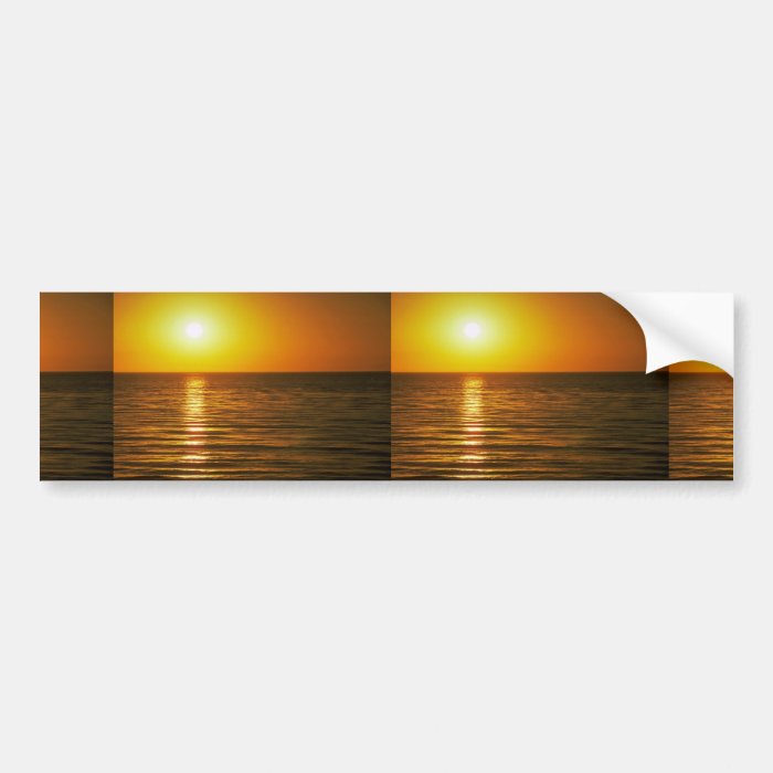 Beautiful Sunset Cardiff By The Sea, California Bumper Sticker