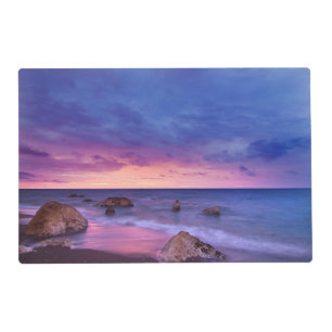 Beautiful Sunset Coastal Photograph Placemat
