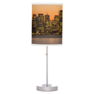 Beautiful sunset in San Francisco Table Lamp