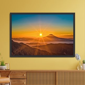 Beautiful Sunset Landscape – Matte Poster Print