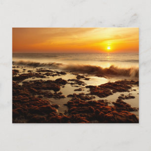 Beautiful sunset postcard