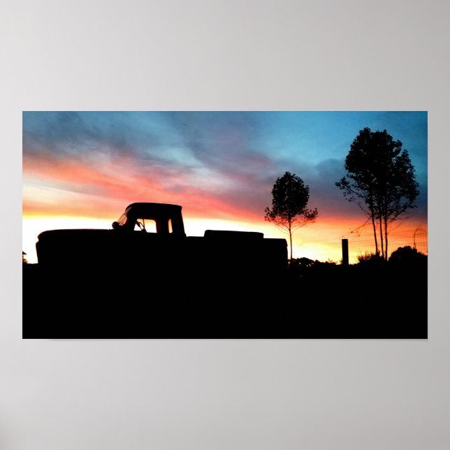 Beautiful Sunset Poster (Front)