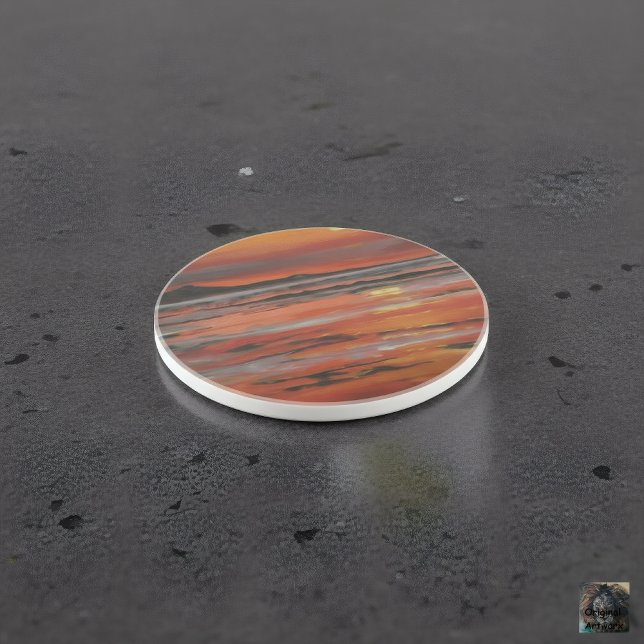 Beautiful Sunset  Sandstone Coaster (Creator Uploaded)