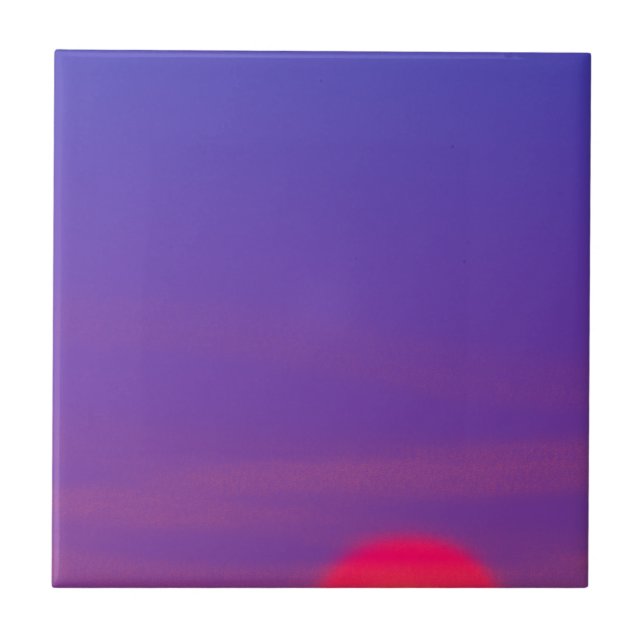 beautiful sunset scenery design ceramic tile (Front)