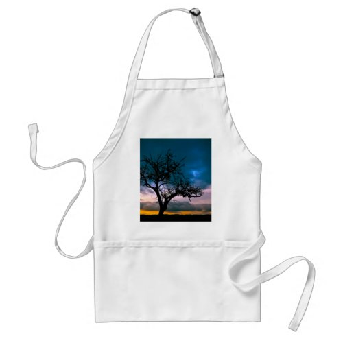 Beautiful Sunset Scenic Landscape Photographic Art Adult Apron