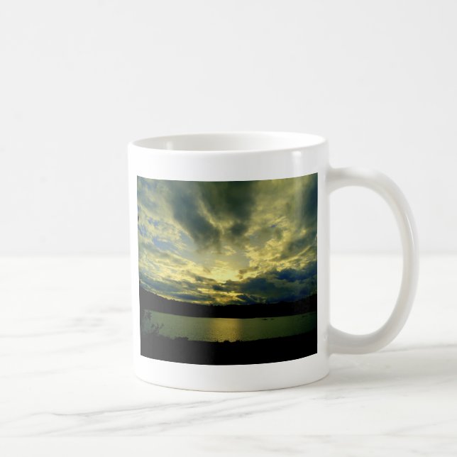 Beautiful Sunset Scenic Landscape Photographic Art Coffee Mug (Right)