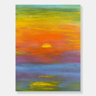 Beautiful Sunset Shades Foam Board