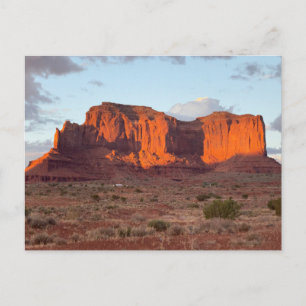Beautiful sunset shot of Monument Valley Postcard