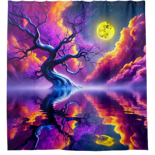 Beautiful Sunset Shower Curtain (Front)