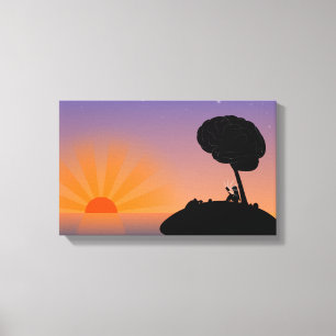 Beautiful-Sunset Zazzle_Growshop. Canvas Print