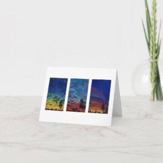 Beautiful Sunsets Sky Colorful Card