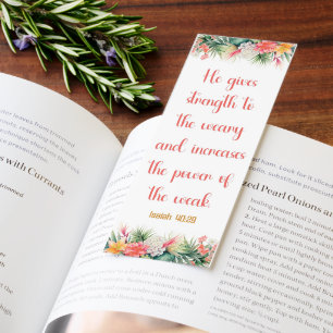 Beautiful Surrendering To God Bible Verse Bookmarks