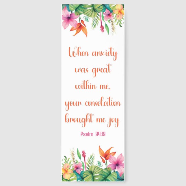 Beautiful Surrendering To God Bible Verse Bookmarks (Front)