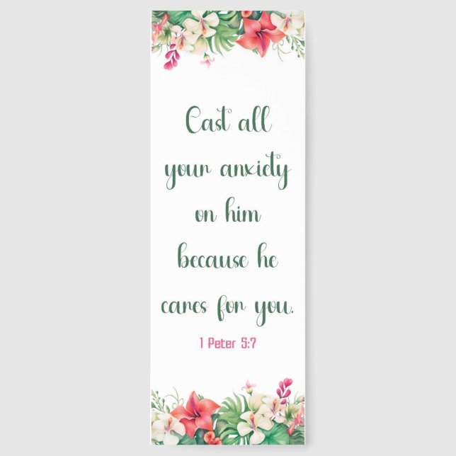 Beautiful Surrendering To God Bible Verse Bookmarks (Front)