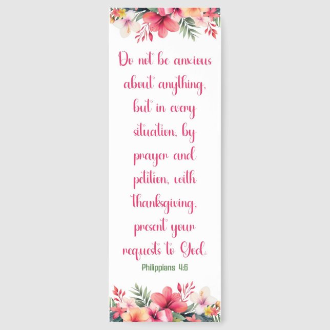 Beautiful Surrendering To God Bible Verse Bookmarks (Front)