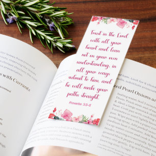Beautiful Surrendering To God Bible Verse Bookmarks