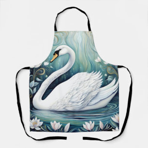Beautiful Swan Apron