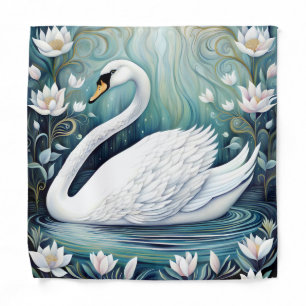 Beautiful Swan Bandana