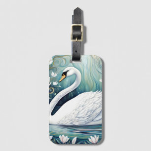Beautiful Swan Luggage Tag
