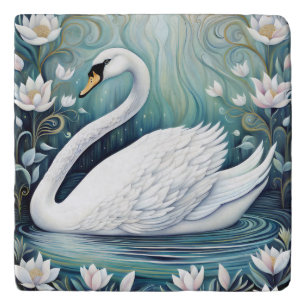 Beautiful Swan Trivet