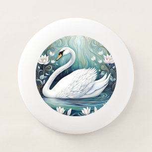 Beautiful Swan Wham-O Frisbee