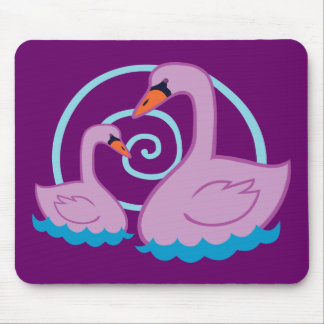 Beautiful Swans Mouse Pad