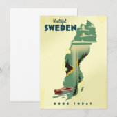 Beautiful Sweden travel poster (Front/Back)