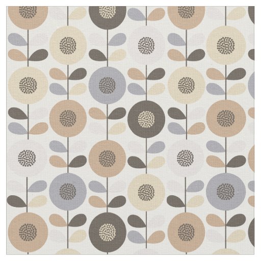 Beautiful swedish floral seamless pattern fabric