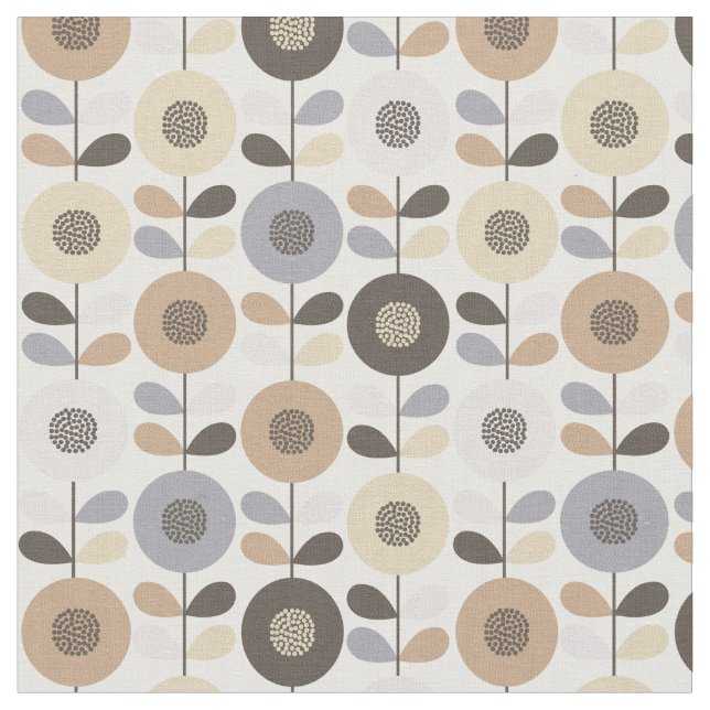 Beautiful swedish floral seamless pattern fabric (Close Up)