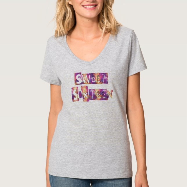 Beautiful Sweet Sixteen T-Shirt (Front)