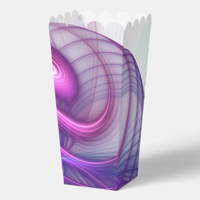 Beautiful Swing Modern Abstract Fractal Art Pink Favor Boxes (Front)