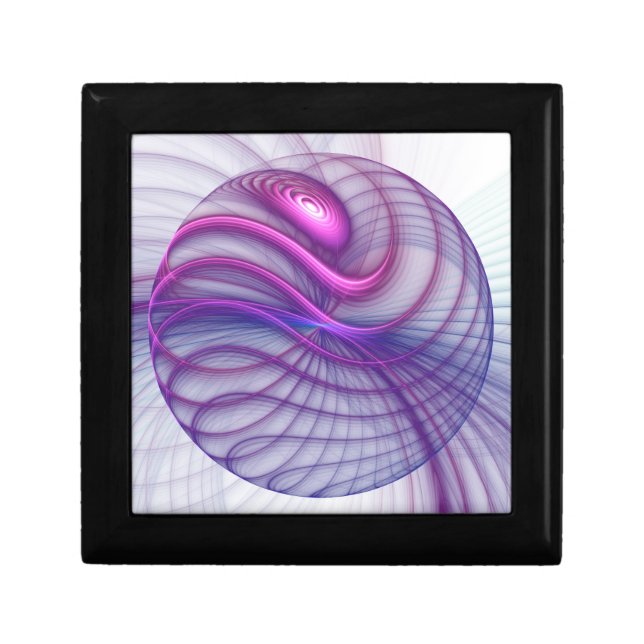 Beautiful Swing Modern Abstract Fractal Art Pink Gift Box (Front)