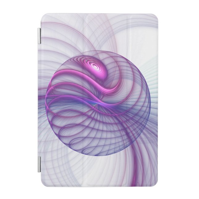 Beautiful Swing Modern Abstract Fractal Art Pink iPad Mini Cover (Front)